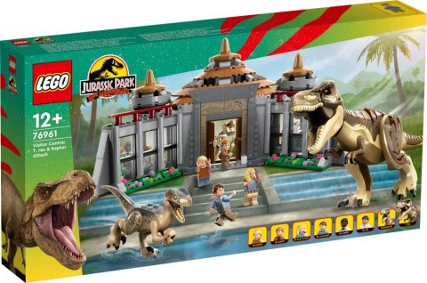 LEGO® Jurassic World - Centrum dla odwiedzających: atak tyranozaura i raptora