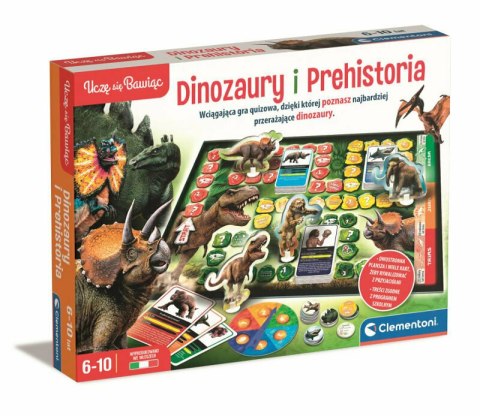 Clementoni: Gry edukacyjne - Dinozaury i prehistoria