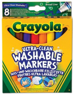 Crayola: Grube zmywalne Flamastry 8 szt
