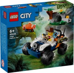 Klocki City 60424 Quad badacza dżungli z pandą czerwoną