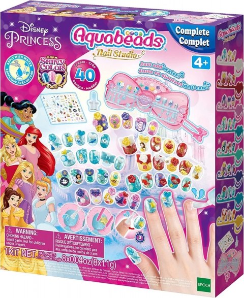 Aquabeads - Nail Studio stylizacja paznokci Aquabeads Disney Princess