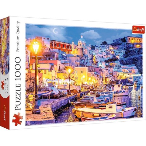 Trefl: Puzzle 1000el. - Wyspa Procida nocą, Włochy