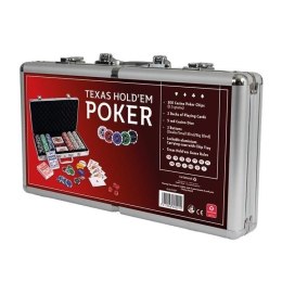 Poker | set w metalowej skrzyni | 300 żetonów | Cartamundi