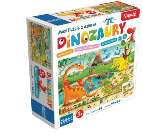 Granna: Puzzle - Maxi Dinozaury