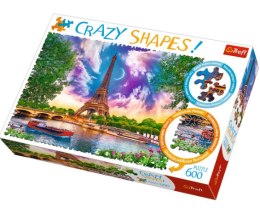 Trefl | Puzzle Crazy Shapes 600el. | Niebo nad Paryżem