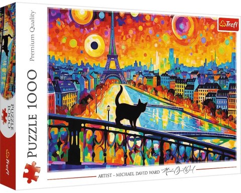 Trefl: Puzzle 1000el. - Kot w Paryżu