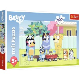 Trefl: Puzzle 100el. - Wesoły świat Bluey