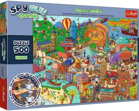 Trefl: Puzzle 500el. - Spy Guy Lost Items: Europe