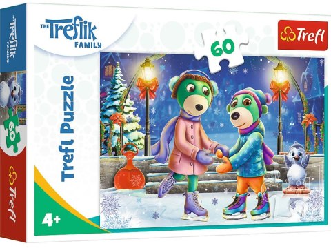 Trefl: Puzzle 60el. - Zima u Treflików