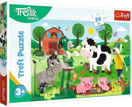 Trefl: Puzzle maxi 24el. - Rodzina Treflików