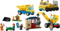 LEGO® City - Ciężarówki i dźwig z kulą wyburzeniową