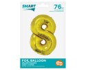 Godan - Balon foliowy Smart, Cyfra 8, złota, 76 cm AA