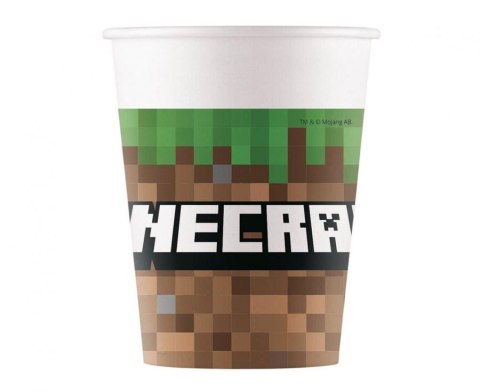 Godan - Kubeczki papierowe (WM) Minecraft, 200ml, 8 szt. (SUP label)