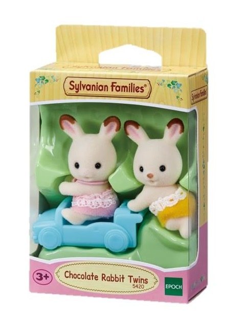 Sylvanian Families 5420 | Bliźniaki Królików z Czekoladowymi Uszkami