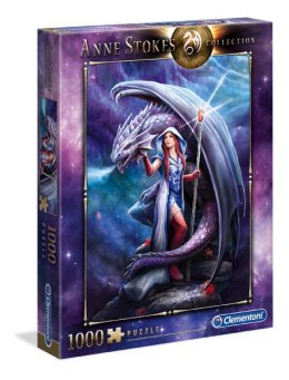 Clementoni: Puzzle 1000el. Anne Stokes Collection Dragon Mage