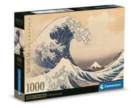 Clementoni: Puzzle 1000el. Compact - Museum Hokusai: La Grande Onda