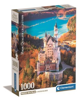 Clementoni: Puzzle 1000el. HQ Compact - Neuschwanstein