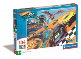 Clementoni: Puzzle 104el. Hot Wheels