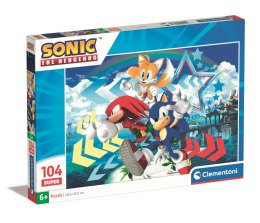 Clementoni: Puzzle 104el. Super - Sonic