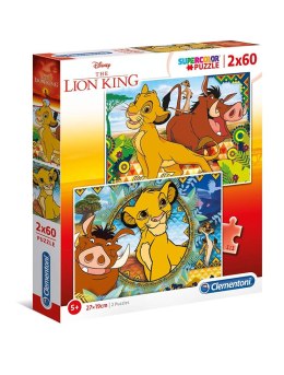 Clementoni: Puzzle 2x60el. - Lion King