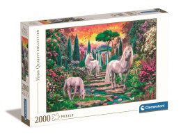 Clementoni: Puzzle 2000el. HQ - Ogród Jednorożców