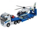 Majorette: Grand Volvo ciężarówka + helikopter, 35 cm