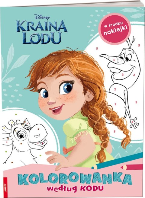 Ameet: DISNEY - Kraina Lodu. Kolorowanka Według Kodu