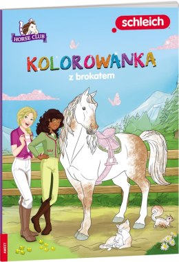 Ameet: SCHLEICH Horse Club - Kolorowanka Z Brokatem