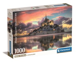 Clementoni: Puzzle 1000el. Compact HQ - Le Magnifique Mont Saint-Michel