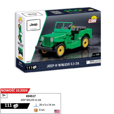 COBI: Youngtimer - Jeep Willys Cj-2A (Green) 111 Kl.