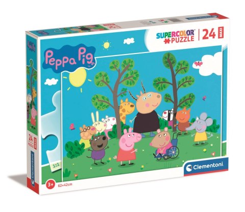 Clementoni: Puzzle 24el. Maxi - Świnka Peppa