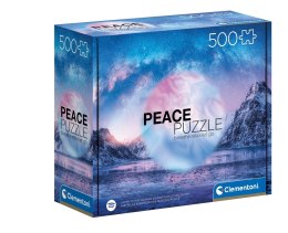 Clementoni: Puzzle 500el. - Peace Collection Light Blue