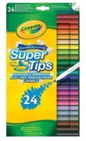 Crayola | Grube i cienkie zmywalne flamastry 24 SZT