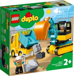 LEGO® DUPLO® - Ciężarówka i koparka gąsienicowa