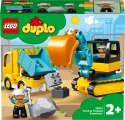 LEGO® DUPLO® - Ciężarówka i koparka gąsienicowa