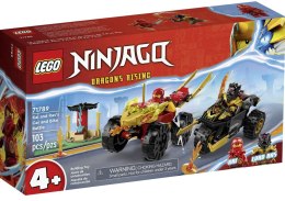 LEGO® Ninjago - Bitwa samochodowo-motocyklowa między Kaiem a Rasem