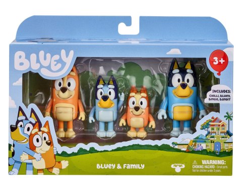 Bluey - Figurki 4Pak Rodzinka