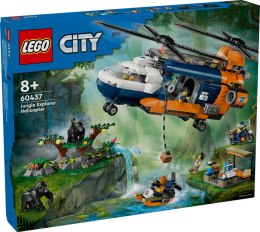 LEGO® City - Helikopter badaczy dżungli w bazie