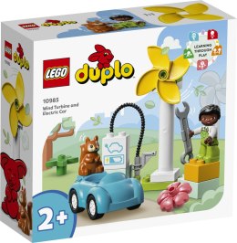 LEGO® DUPLO® - Turbina wiatrowa i samochód elektryczny