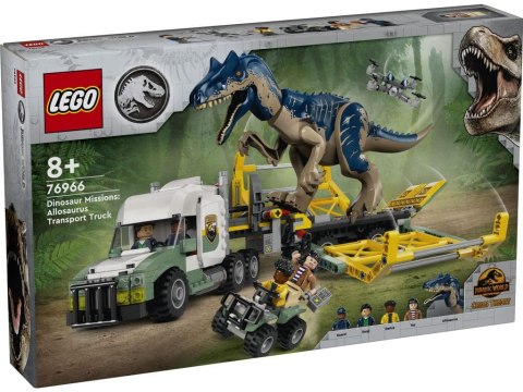 LEGO® Jurassic World - Dinomisje: ciężarówka do transportu allozaura