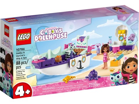 LEGO® Koci domek Gabi - Statek i spa Gabi i Syrenkotki