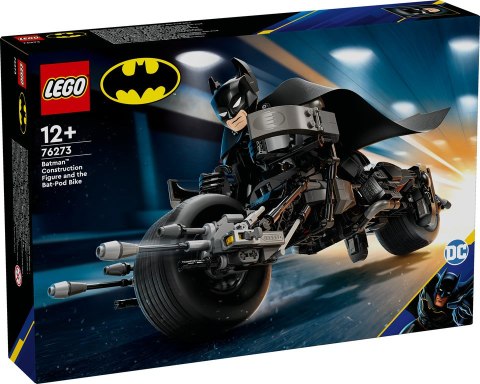 LEGO® Super Heroes - Figurka Batmana do zbudowania i Batcykl