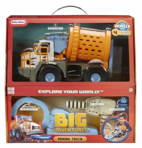 Little Tikes: Big Adventures™ Metal Detector Mining Truck