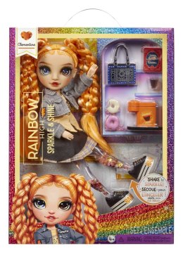 Rainbow High:Sparkle & Shine Fashion Dolls- CLEMENTINE (Orange)