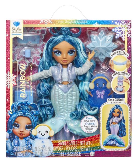 Rainbow High: Winter Wonderland Doll- Skyler (Blue)