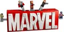 76313 | Logo MARVEL z minifigurkami