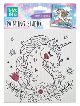 Canvas Unicorn Kwiaty zestaw do malowania | Toys Inn